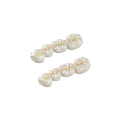 Servizio di pulizia facile dell'OEM del laboratorio della corona dentaria dentaria professionale di biossido di zirconio fornito