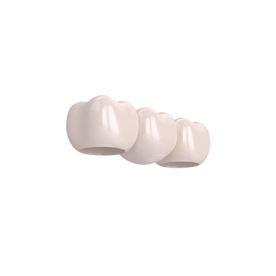 Biossido di zirconio tutto il colore naturale di buona biocompatibilità di traslucidità dei denti della porcellana
