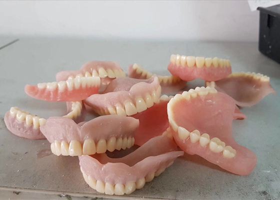 Modelli dentari di Digital dell'OEM del laboratorio dentario di gomma di superficie liscio della protesi dentaria