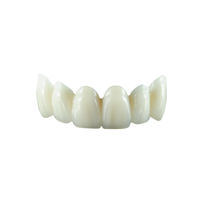 Corona naturale del dente di biossido di zirconio di colore meno i molari trasparenti nessun linee nere sui bordi